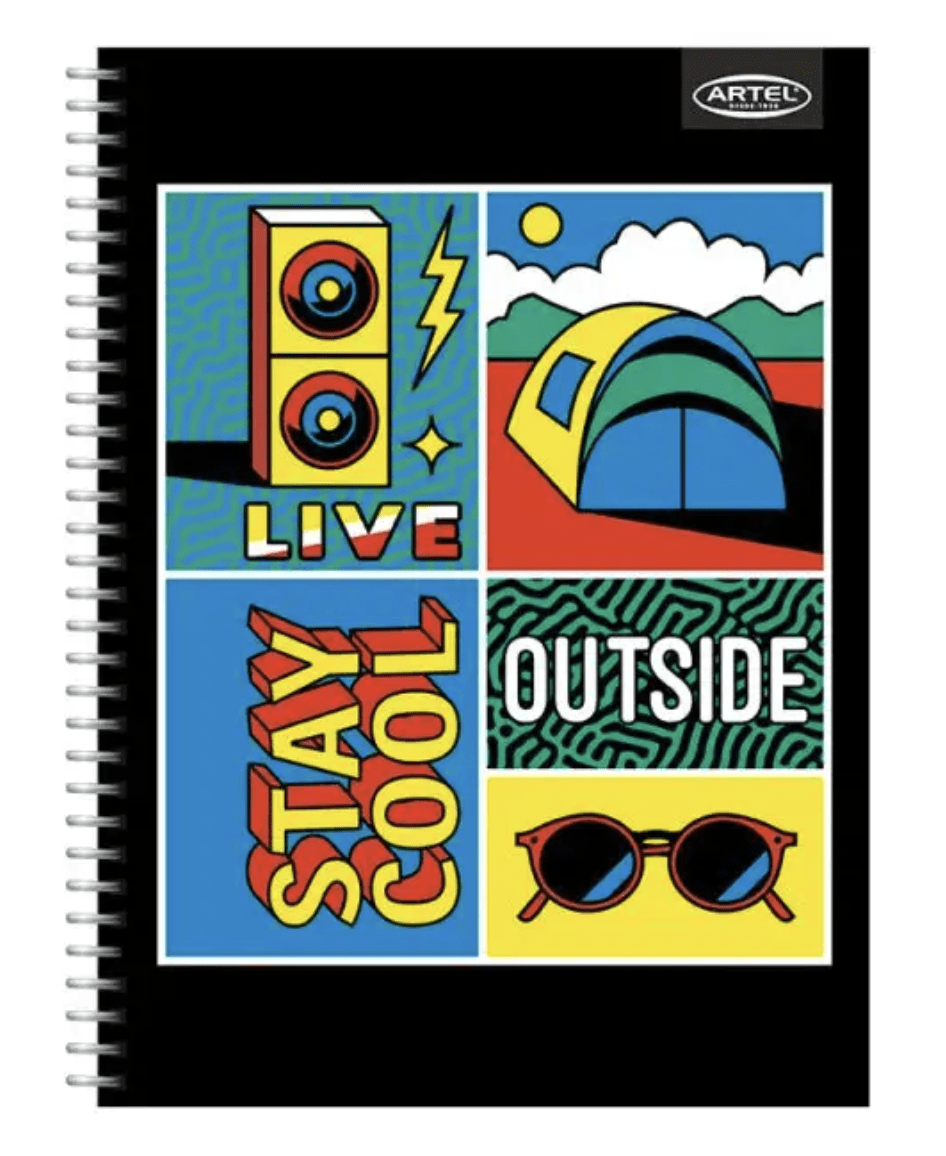 Cuaderno triple Artel 150hjs M7 Especial Nature2