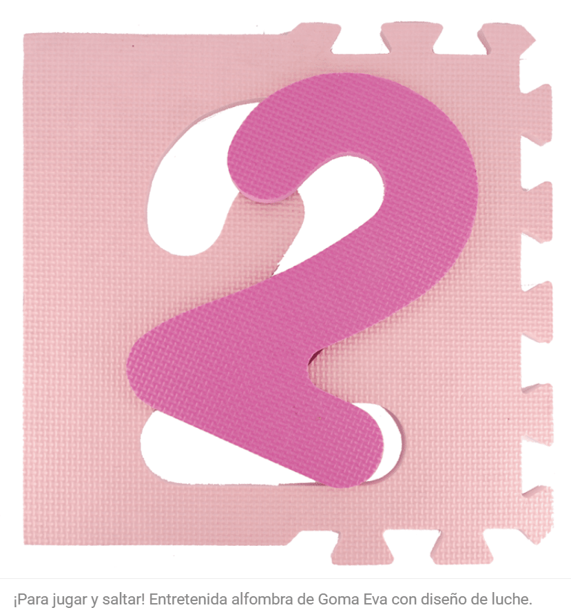 Alfombra Luche Goma Eva DACTIC2