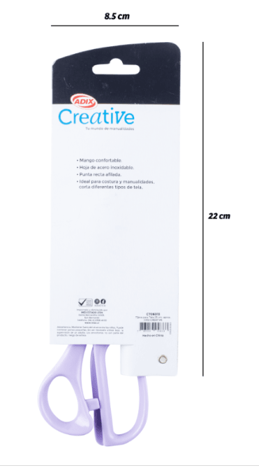 Tijera Para Tela 23cm Creative5