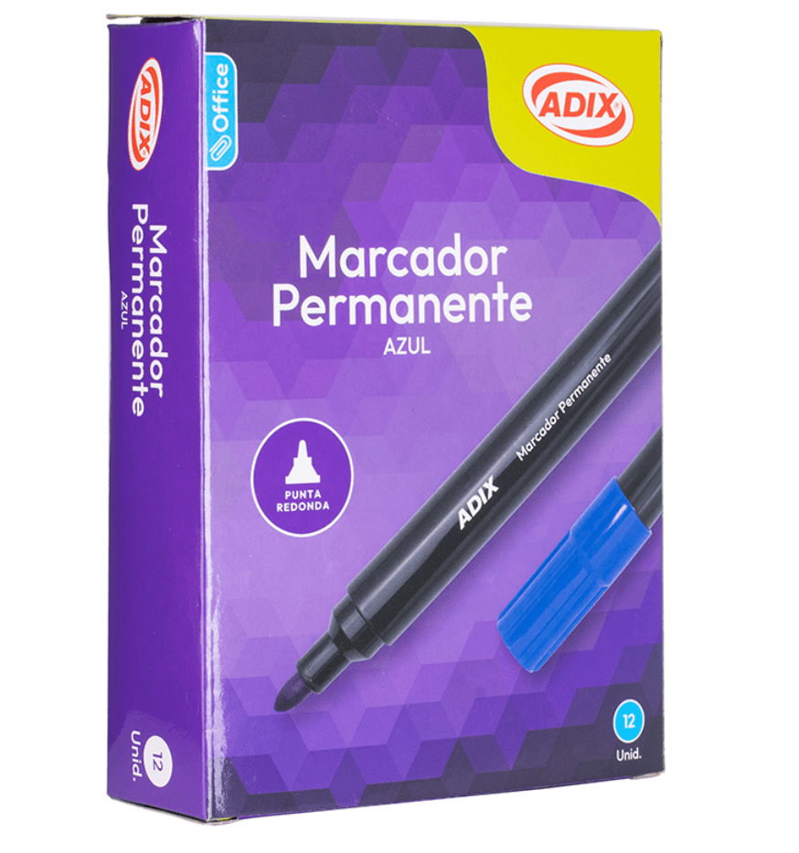 Plumon Permanente ADIX azul1