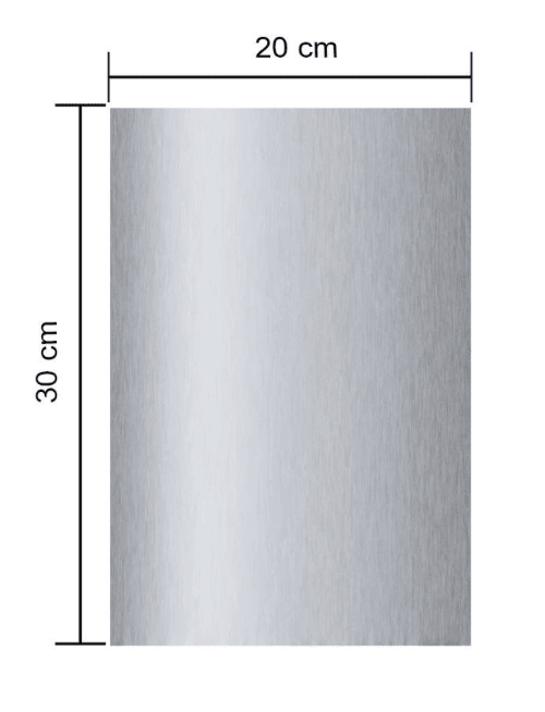 Lamina Aluminio 20x30 NILSA2