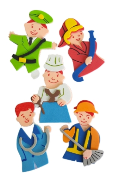 Goma eva Stickers Figuras Profecionale2