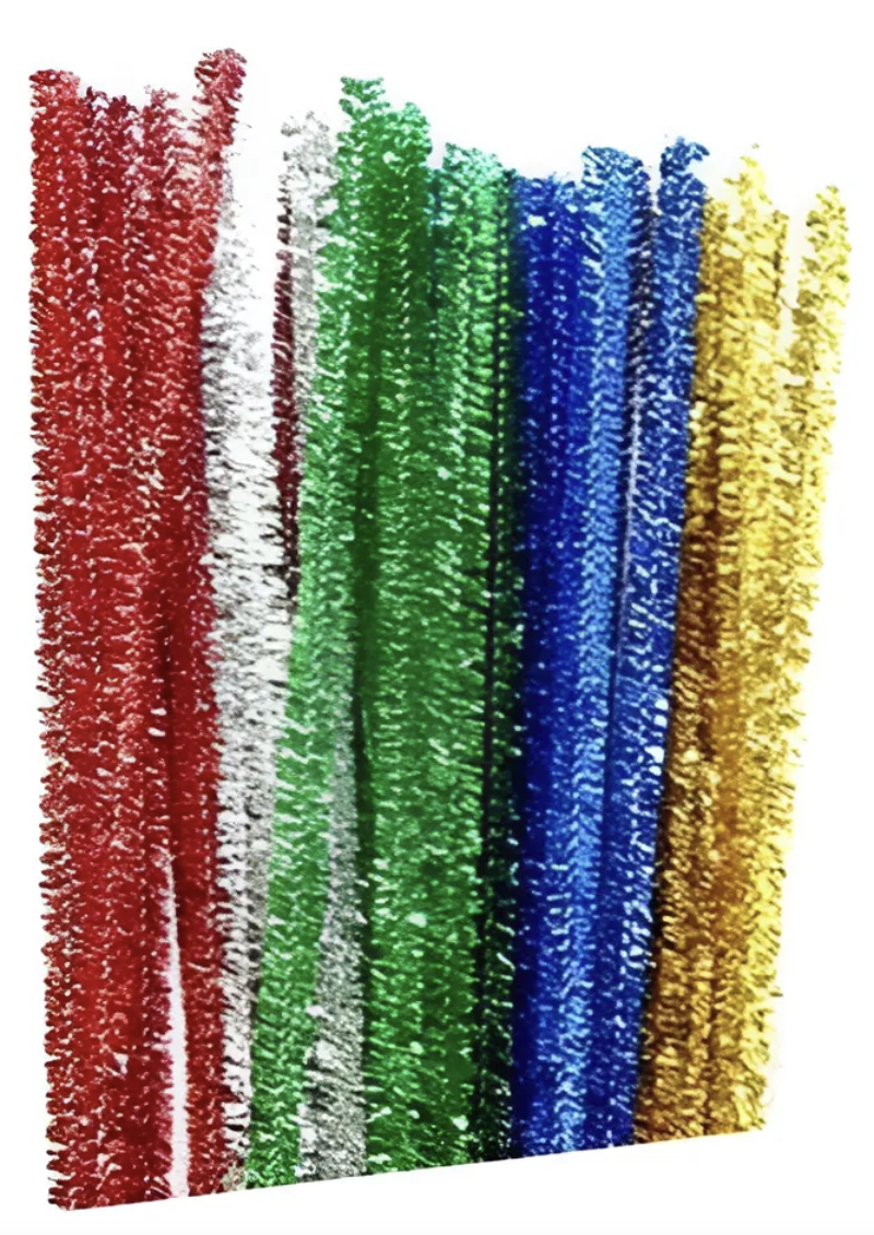 LIMPIA PIPA GLITTER 50UNI ALE-EN2192