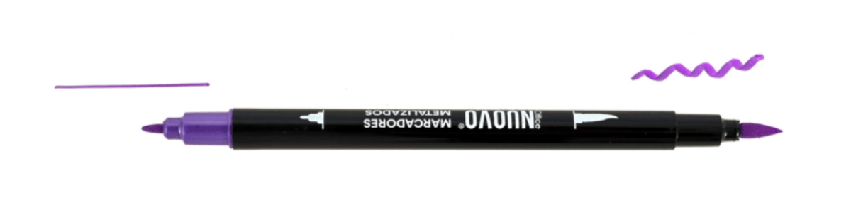 Plumon doble punta metálico Nuovo 6uni3