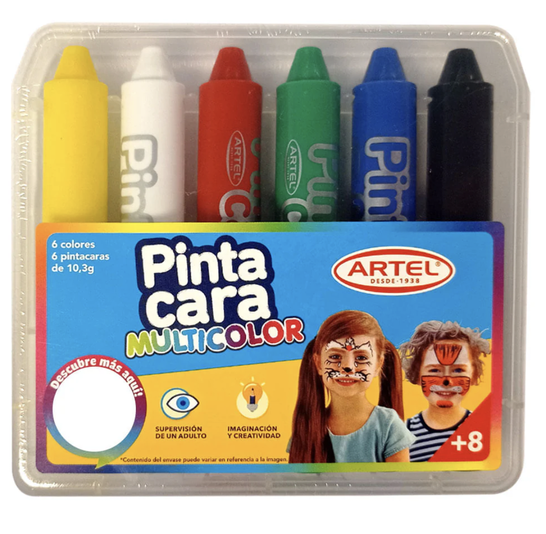 Pinta carita artel 6colores 0
