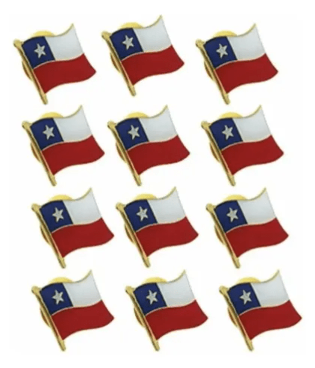 PIOCHA BANDERA CHILE X12 UNID.111530 0