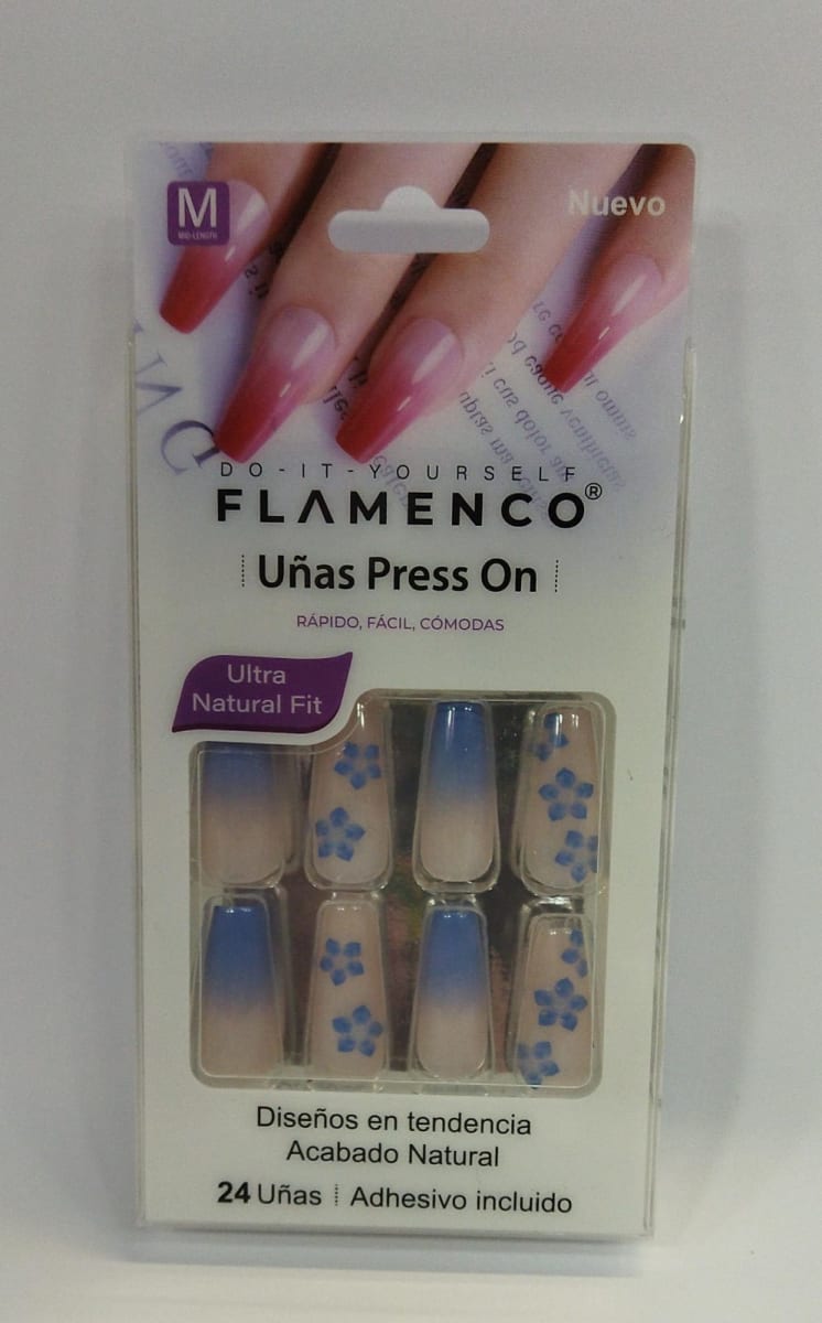 uñas postizas flamenco  mb008500-22-11-12-13-15-162