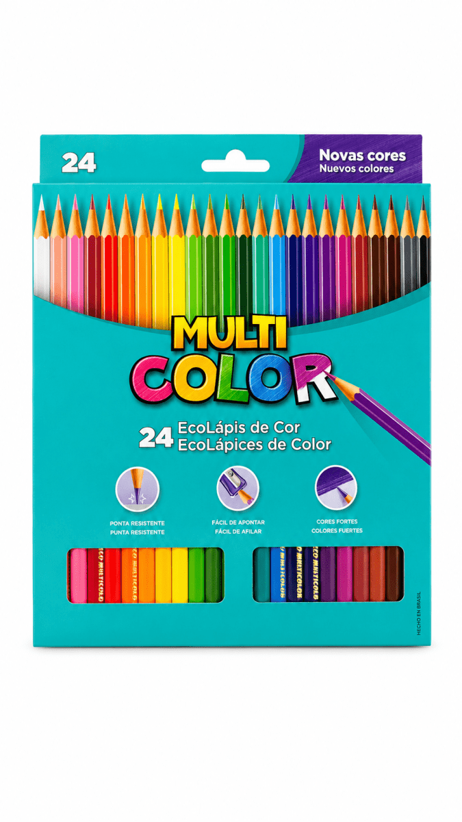 LAPIZ COLOR MULTICOLOR 24UNI 112400N 0