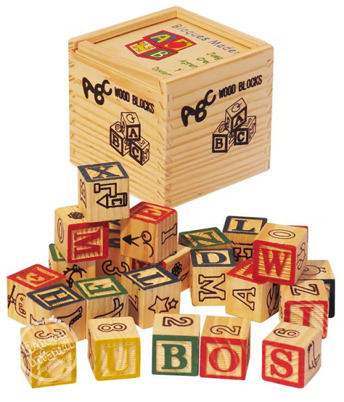 CUBO DE MADERA DE LETRAS Y NÚMEROS 48 PIEZAS3