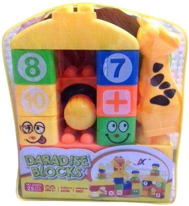 DIDACTICO JUGUETE BLOQUE ARMABLE PARADISE NIÑO1
