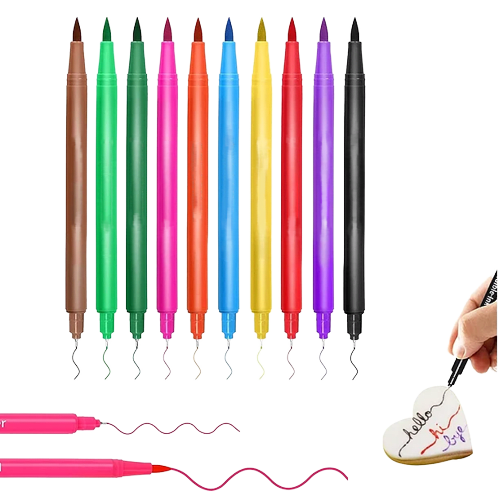 SET DE LAPIZ DOBLE  PUNTA PINCEL Y ULTRA FINO 24 COLORES1