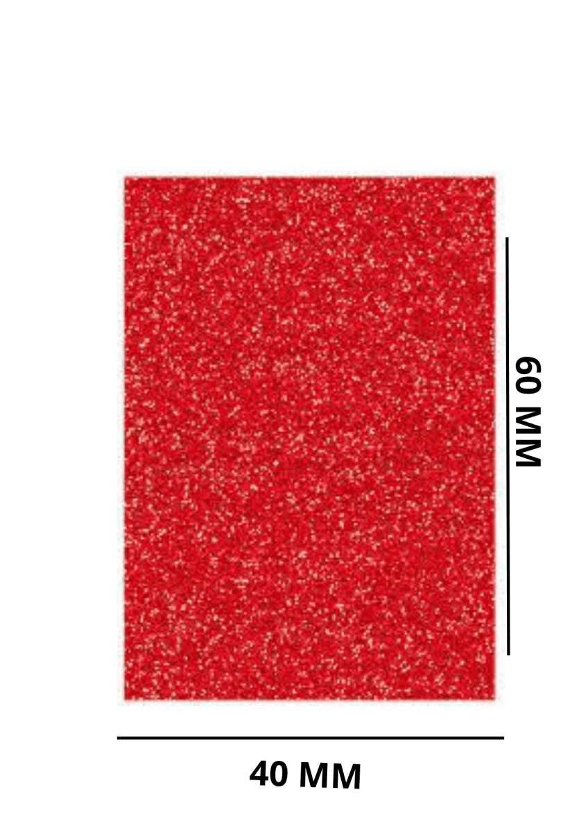Goma Eva pliego glitter 40X60 10uni2
