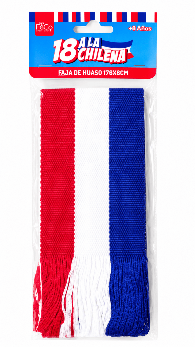 Faja de huazo tricolor 176x8cm5