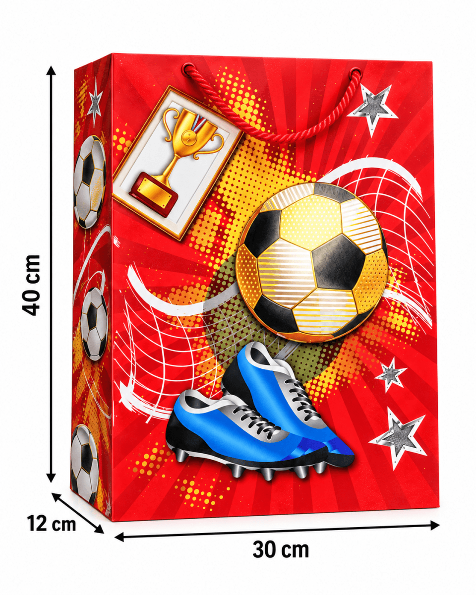 BOLSA DE REGALO DEPORTIVO GRANDE 30x40x12cm 12 UNIDES2
