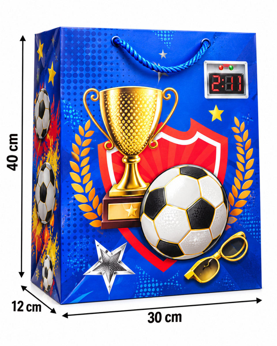 BOLSA DE REGALO DEPORTIVO GRANDE 30x40x12cm 12 UNIDES5