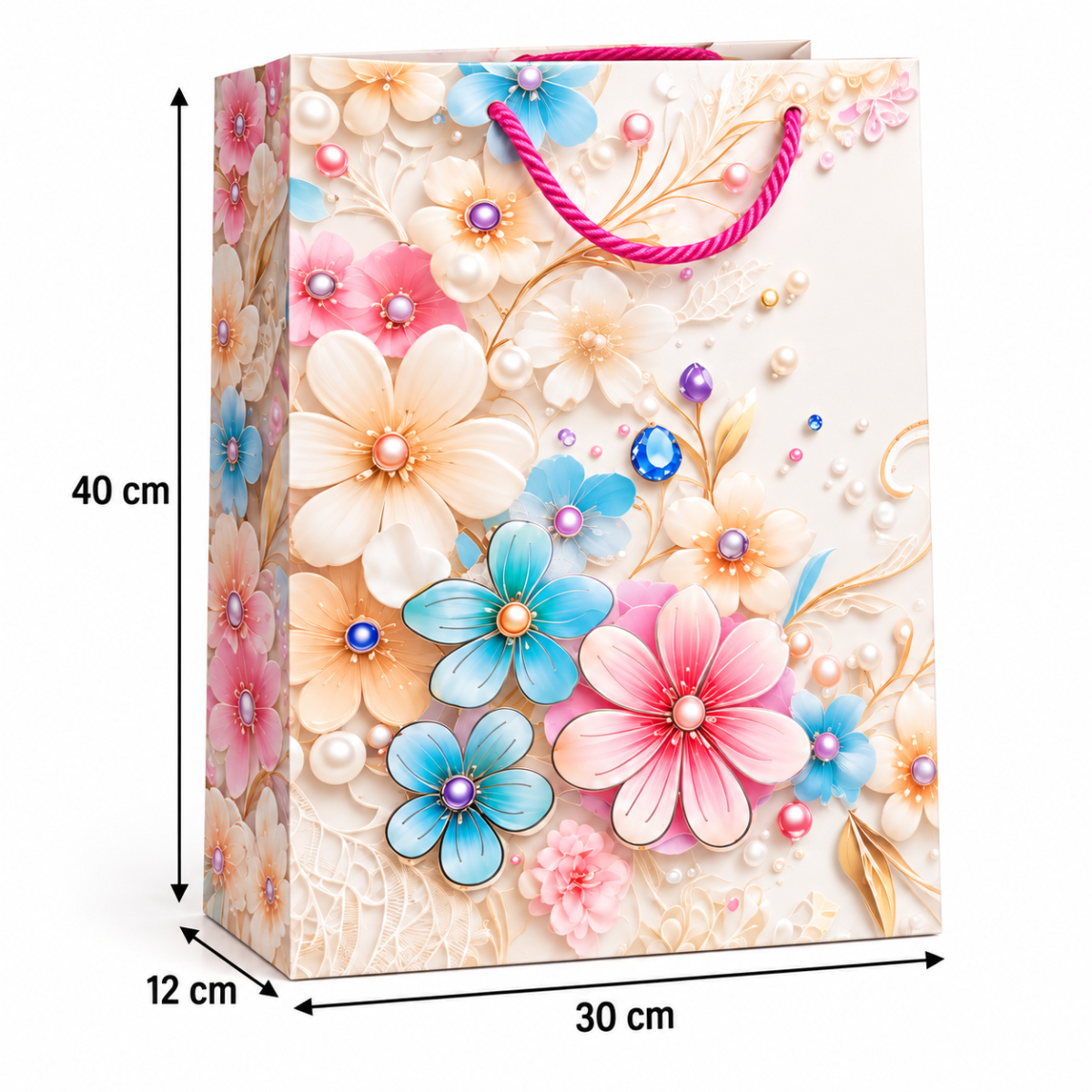 BOLSAS DE REGALO PARA DAMAS GRANDE 30x40x12cm 12 UNIDADES2