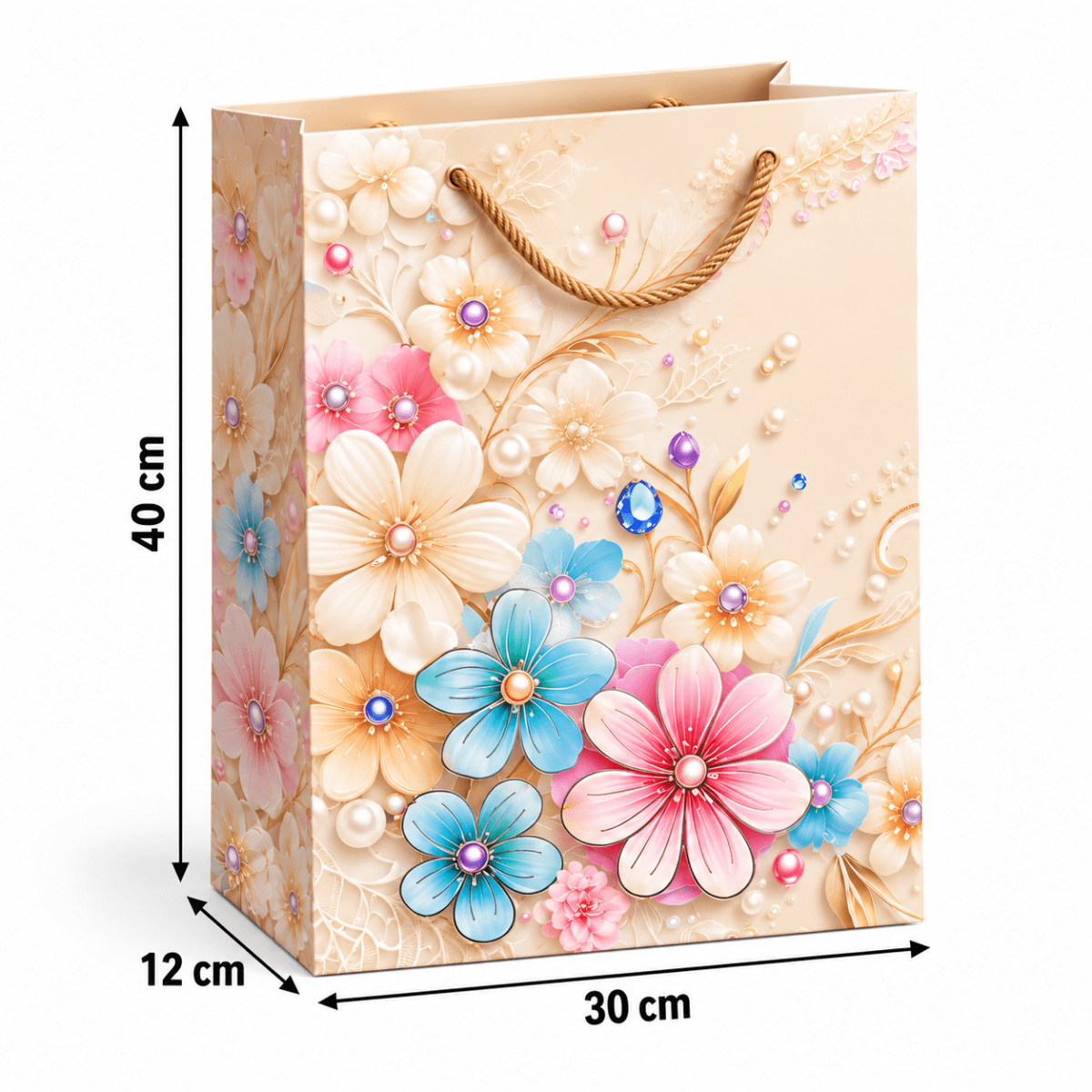 BOLSAS DE REGALO PARA DAMAS GRANDE 30x40x12cm 12 UNIDADES5