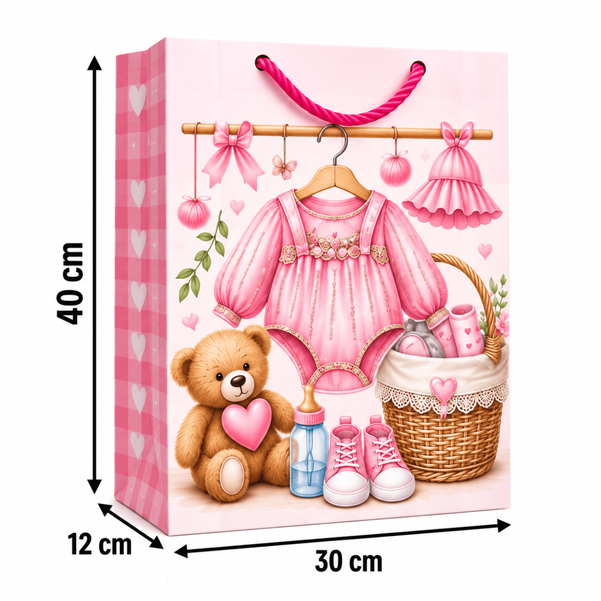 BOLSAS DE REGALO BABY SHOWERS GRANDE 30x40x12cm3