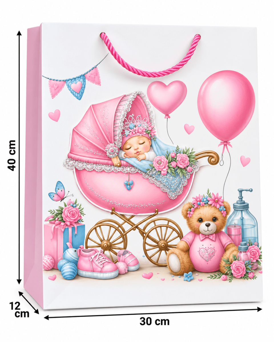BOLSAS DE REGALO BABY SHOWERS GRANDE 30x40x12cm5