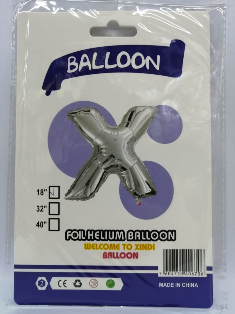 GLOBO METALICOS LETRAS 16'' ALE-20SEP10113