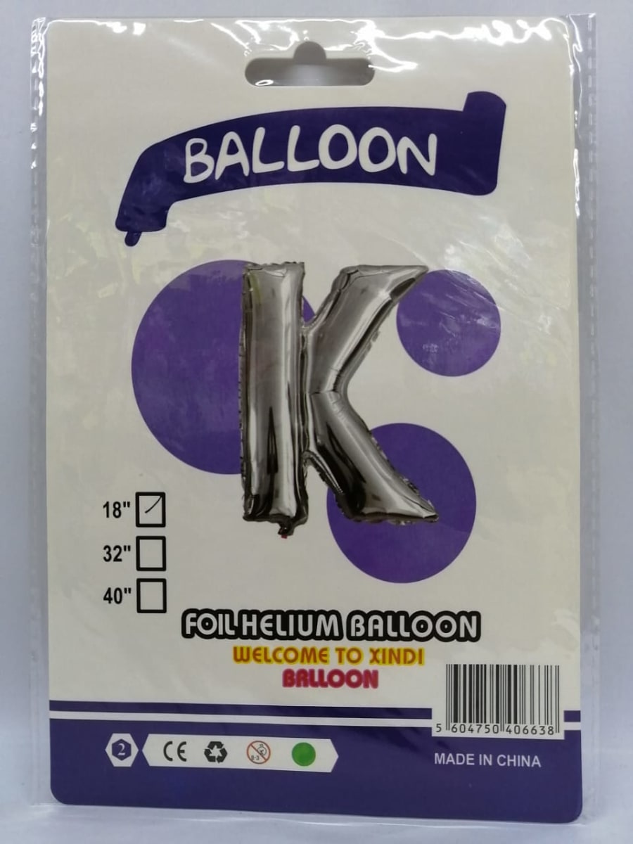 GLOBO METALICOS LETRAS 16'' ALE-20SEP10115