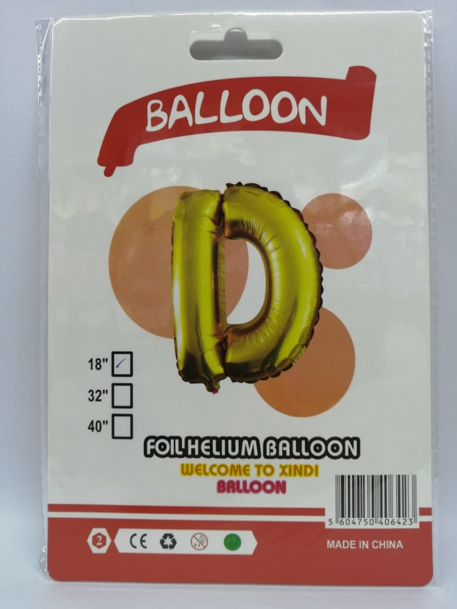 GLOBO METALICOS LETRAS 16'' ALE-20SEP10117