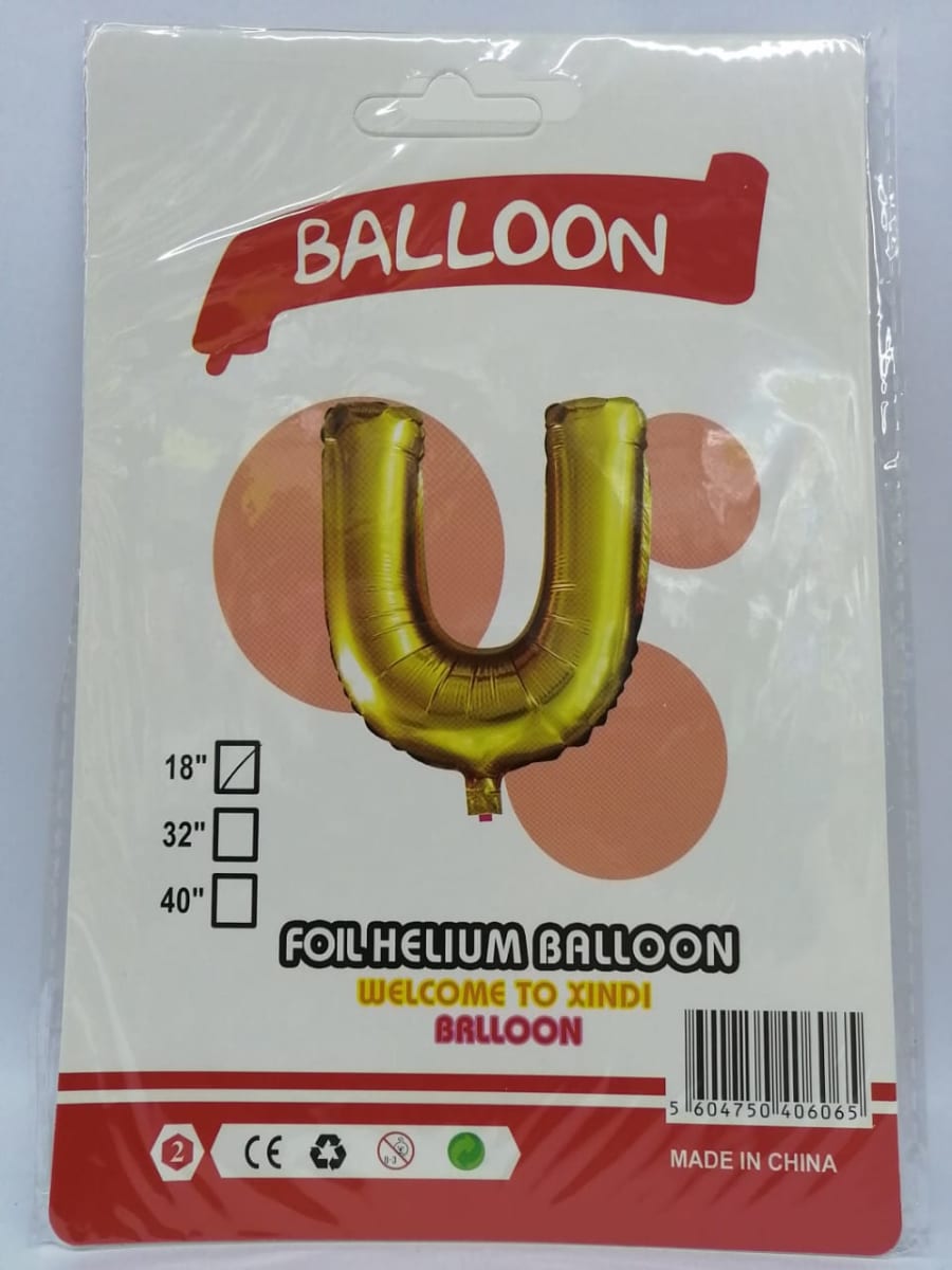 GLOBO METALICOS LETRAS 16'' ALE-20SEP10124