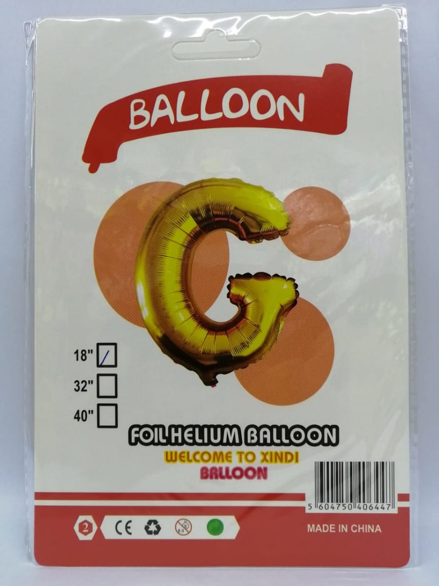 GLOBO METALICOS LETRAS 16'' ALE-20SEP1012