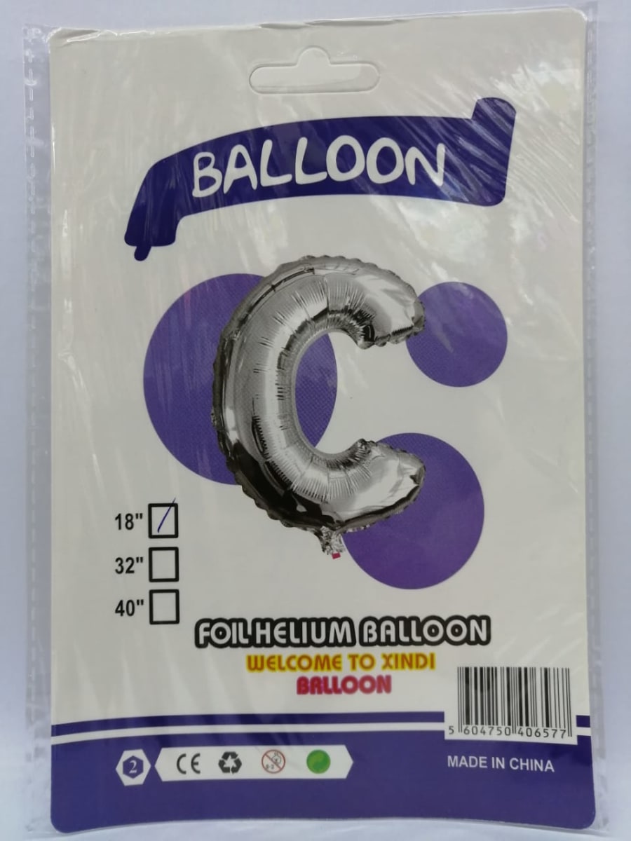 GLOBO METALICOS LETRAS 16'' ALE-20SEP1013