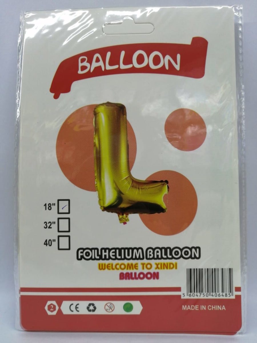 GLOBO METALICOS LETRAS 16'' ALE-20SEP1015