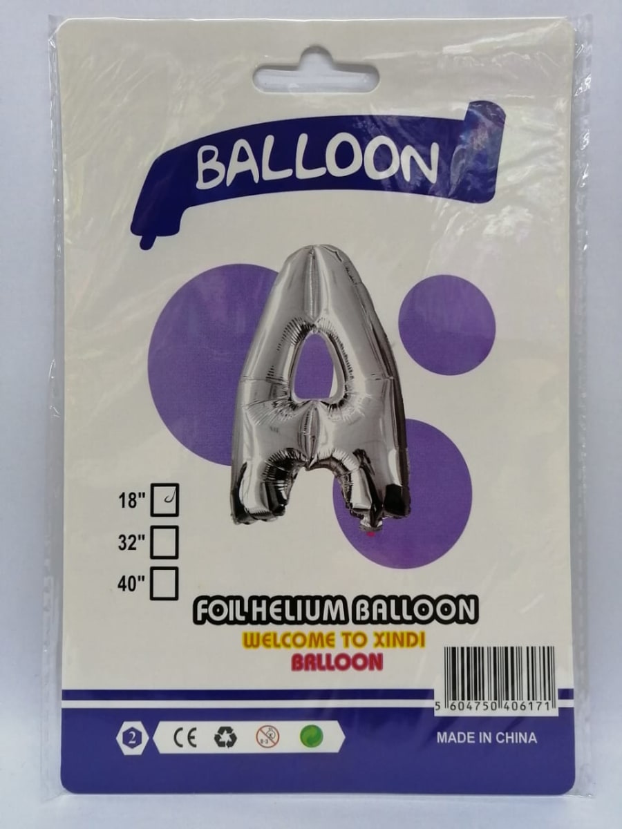 GLOBO METALICOS LETRAS 16'' ALE-20SEP1016