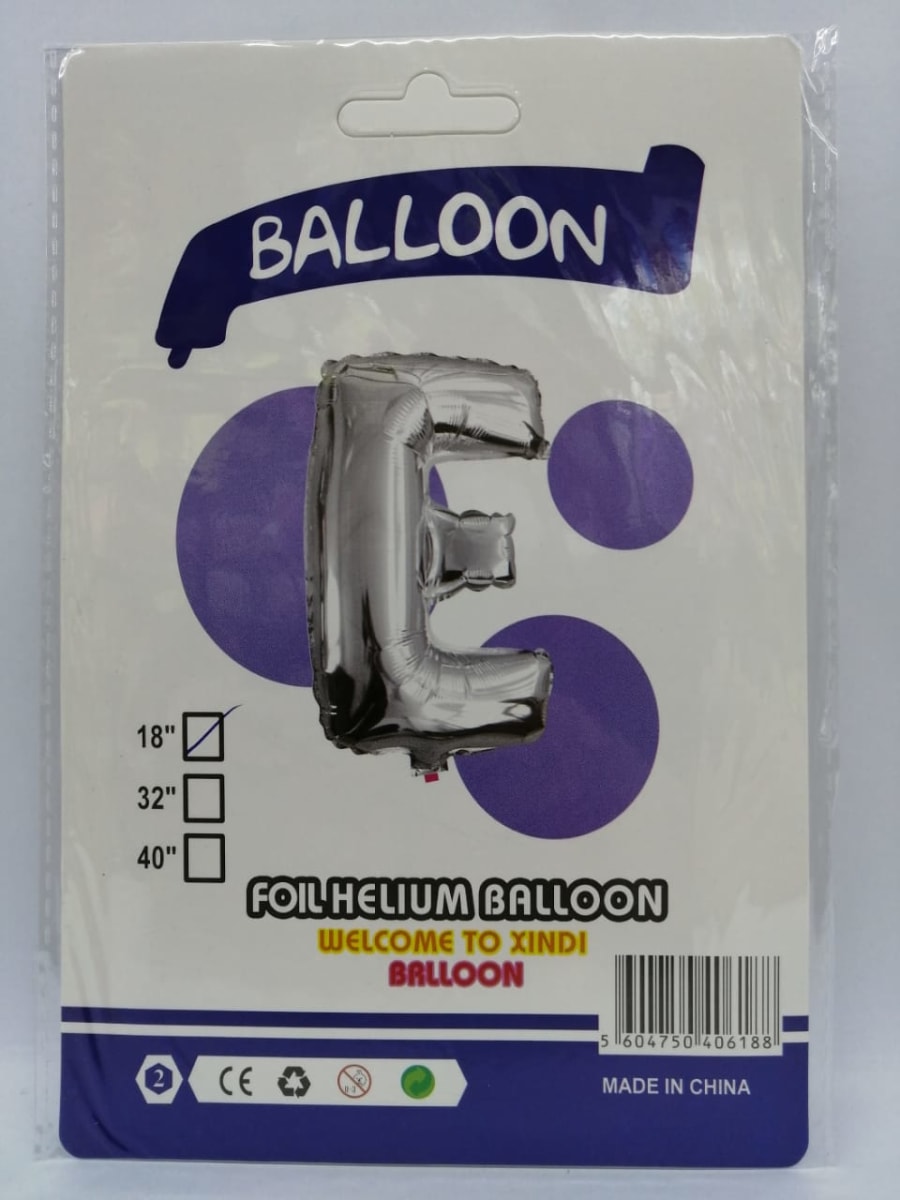 GLOBO METALICOS LETRAS 16'' ALE-20SEP1017