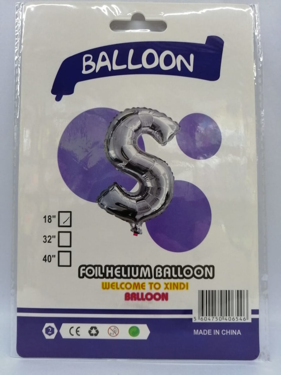 GLOBO METALICOS LETRAS 16'' ALE-20SEP1018