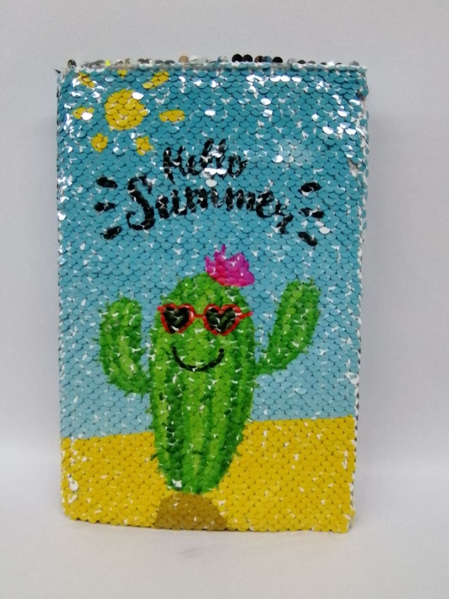 LIBRETA C/LENTEJUELA UNICORNIO ALE-20SEP553