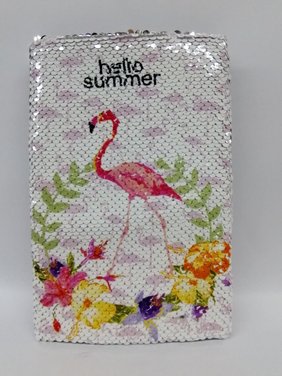 LIBRETA C/LENTEJUELA UNICORNIO ALE-20SEP554