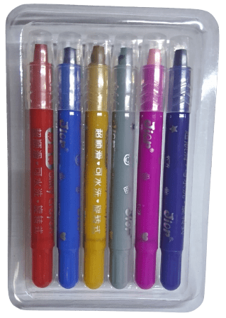 TEMPERA SOLIDA RETRACTIL 6 UNIDADES2