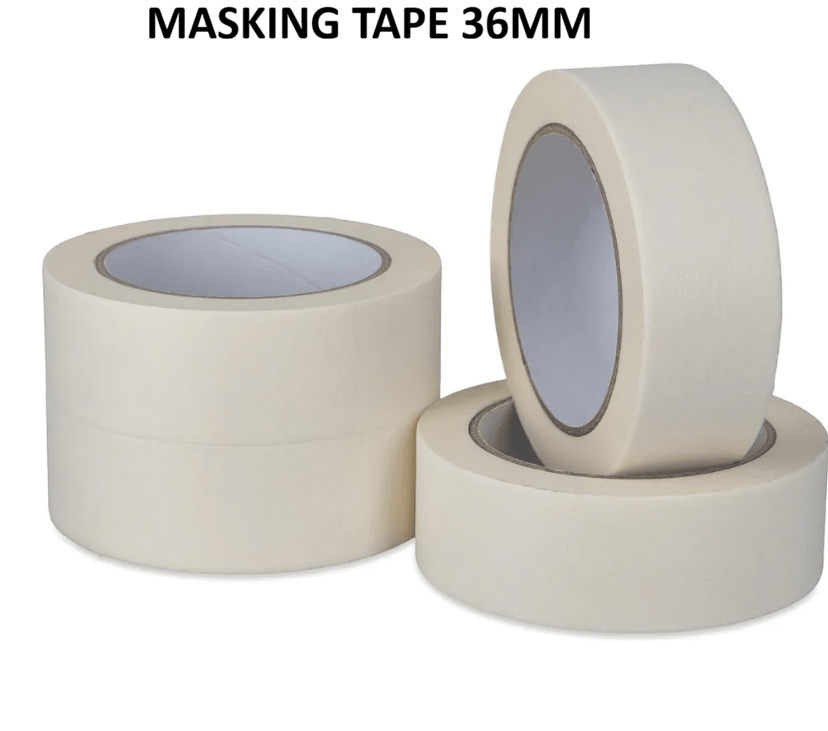 CINTA MASKING GOLDENPOWER 36 MM X 25 MTS 1