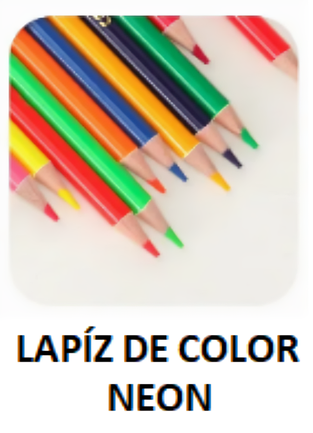 LAPÍZ DE COLOR NEON 12 UNIDADES2