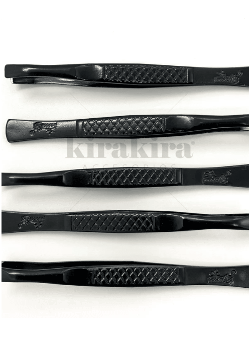 Pinza depilatoria negra grueza x12unid kira kira3