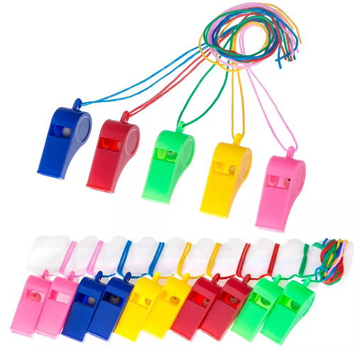 SILBATOS PLASTICOS DE COLORES 12uni2