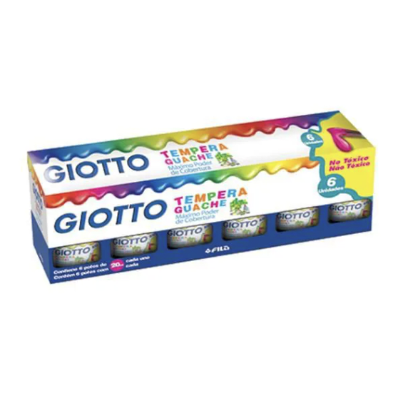 Tempera Giotto 6uni 15ml 0