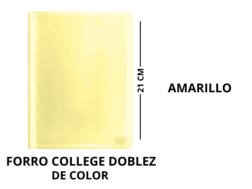 FORRO CUADERNOS DOBLEZ COLOR5