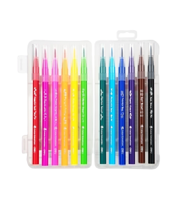 PLUMONES JUMBO TRIANGULAR  12 COLORES2