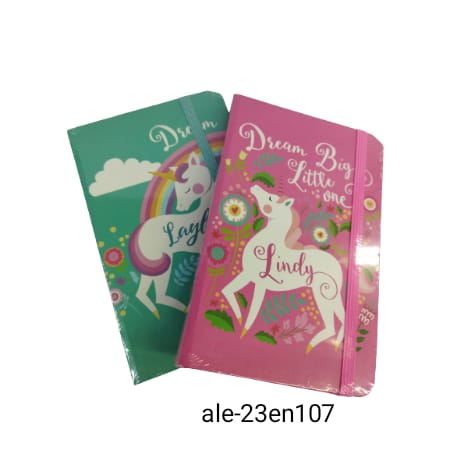 LIBRETA C/ELASTICO A6 UNICORNIO1