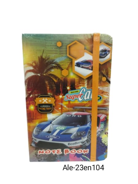 libreta c/espiral AUTOS A6 14X9CM 0
