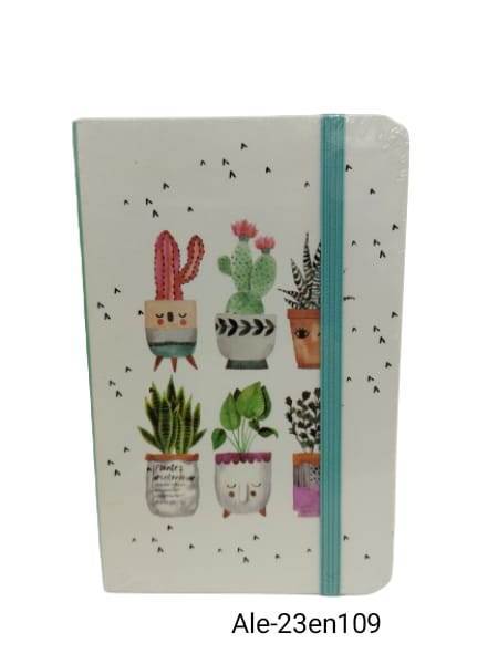 Libreta c/elastico A6 LOVE CATS2