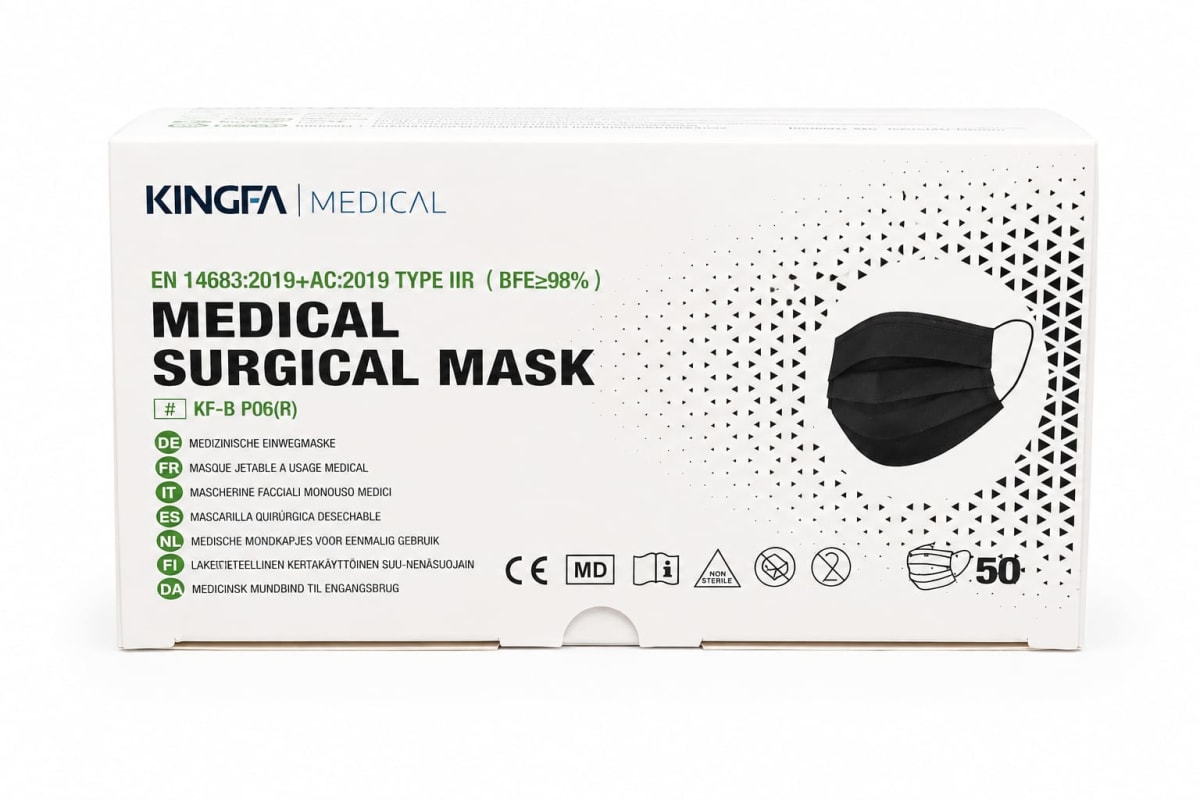Mascarilla Negra 50uni CHL1745 1