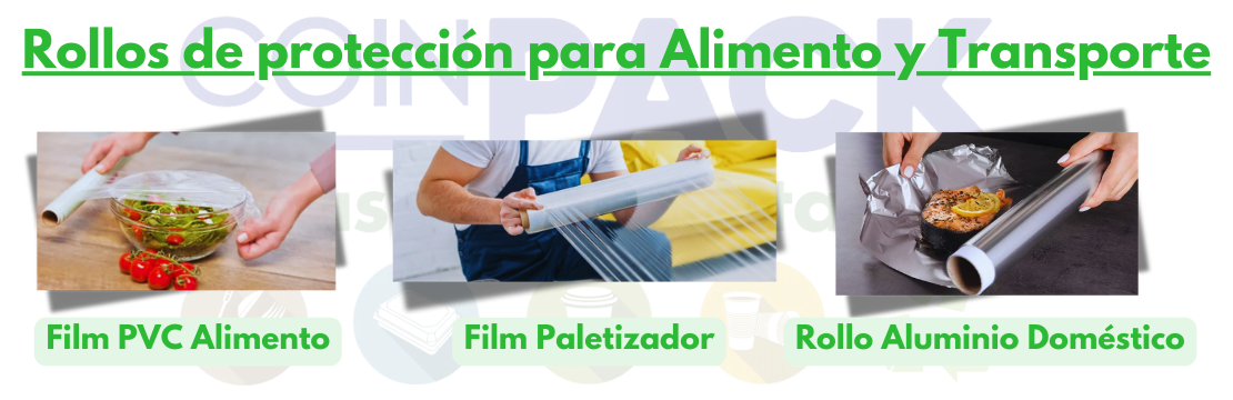 rollos film stretch y aluminio