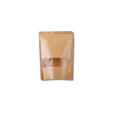 Bolsa Doypack café 12x20 cm, 10 unidades