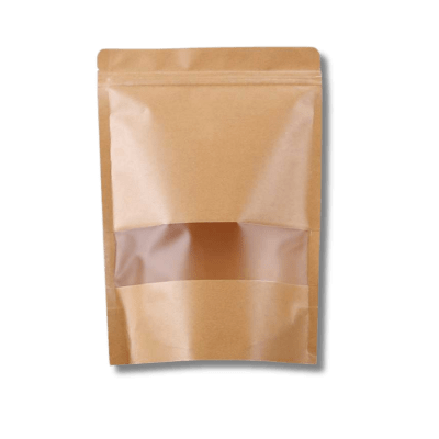 Bolsa Doypack café 25x35 cm, 10 unidades